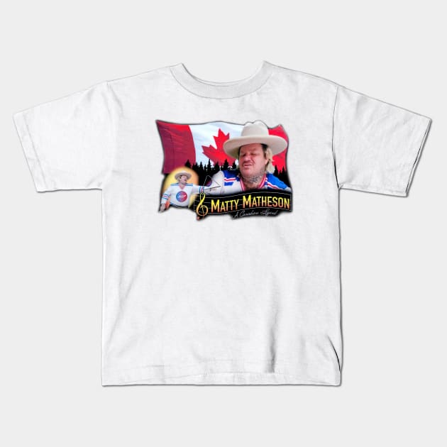 Matty Chef Canada Matheson COUNTRY Kids T-Shirt by Loweryo Judew